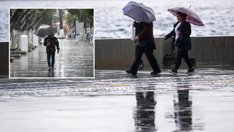 Yağışların, Muğla'nın doğusu, Antalya, Isparta, Düzce, Zonguldak ve Bartın çevrelerinde yer yer kuvvetli olması bekleniyor.  