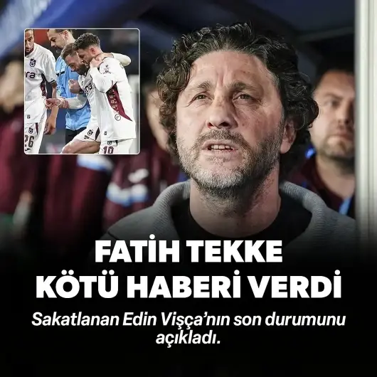 Fatih Tekke sakatlanan Vişça'nın son durumunu açıkladı: "Operasyon geçirecek"