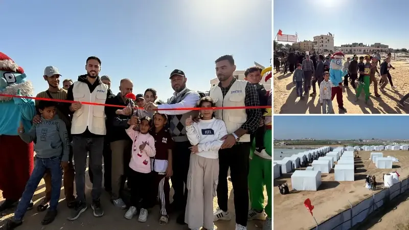 Gazze'de 50 yetim ailesi için 'Umut Bahçesi' projesi hayata geçirildi