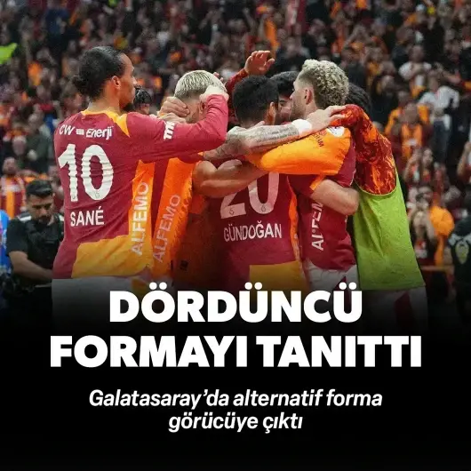 Galatasaray dördüncü formasını tanıttı! Büyük etkileşim aldı