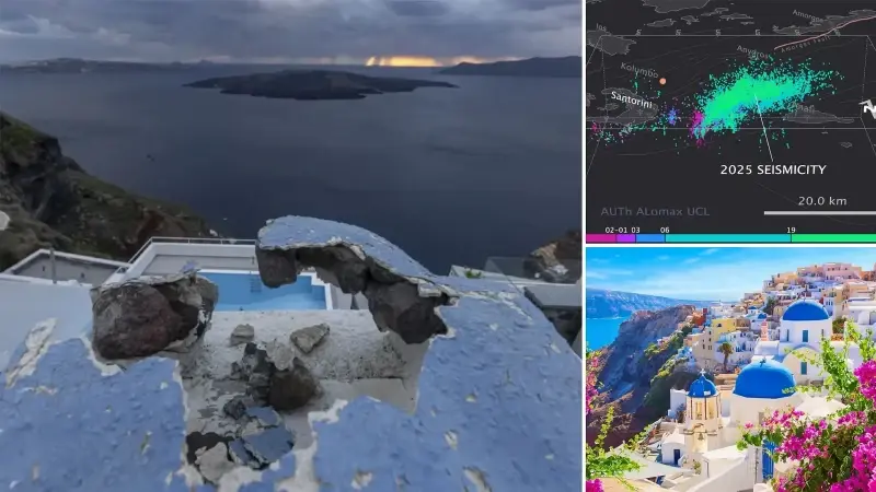 Yapay zeka Santorini’deki deprem fırtınasının nedenini çözdü