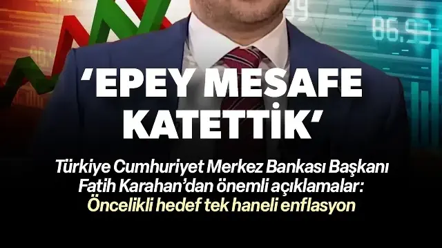 Merkez Bankası Başkanı Fatih Karahan: Ana hedefimiz fiyat istikrarı