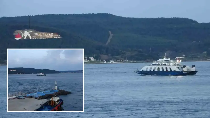 Bozcaada ve Gökçeada hattında yapılması planlanan bazı feribot seferleri iptal edildi.