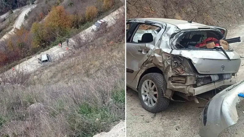 Sürücünün hayati tehlikesinin bulunduğu bildirildi.