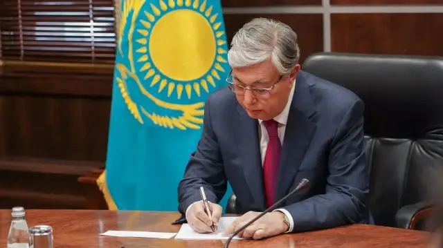Президент Казахстана Касым-Жомарт Токаев 

