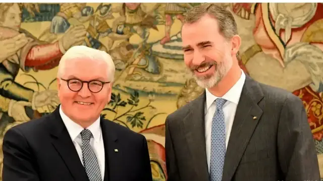 Президент ФРГ Франк-Вальтер Штайнмайер и король Испании Филипп VI