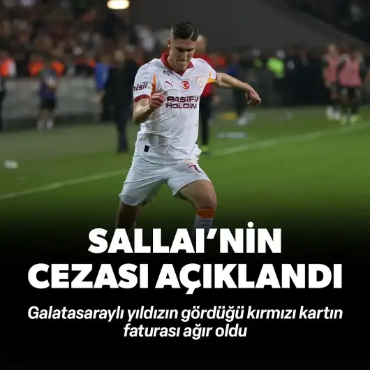 Galatasaray'a Sallai şoku! Cezası açıklandı