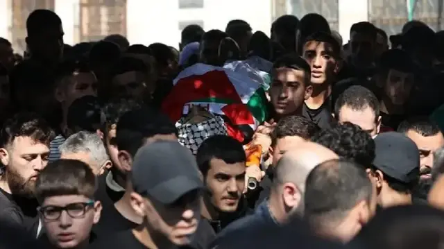 قتله جيش الاحتلال الإسرائيلي.. تشييع جثمان فلسطيني في جنين