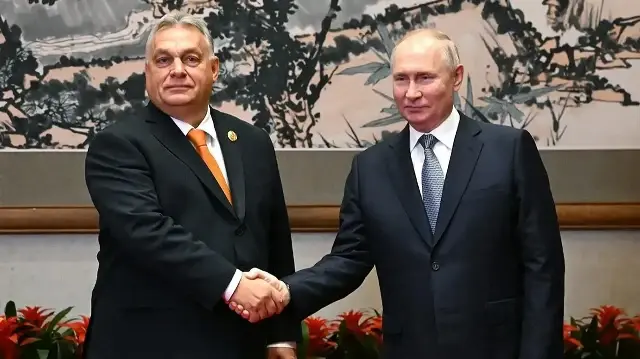 Владимир Путин и Виктор Орбан.