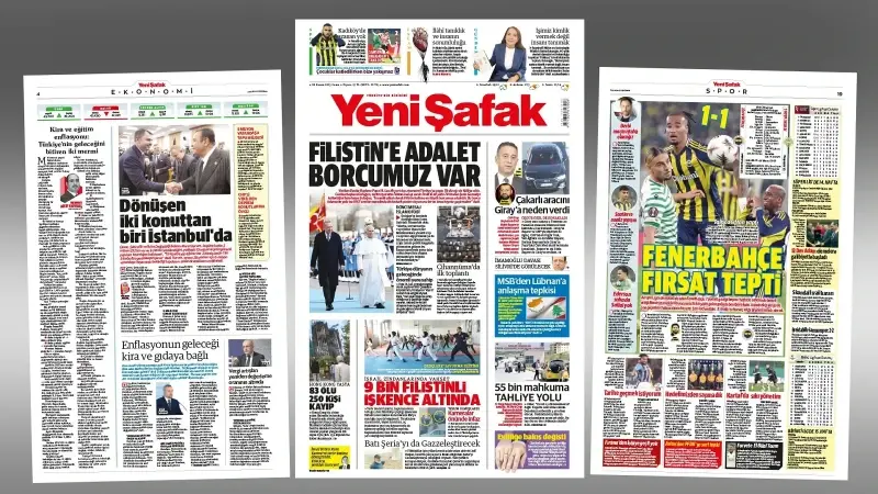 Filistin'e adalet borcumuz var