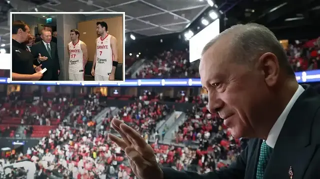 12 Dev Adam'ı yalnız bırakmadı: Cumhurbaşkanı Erdoğan Türkiye-Bosna Hersek maçını izledi