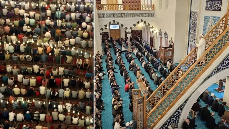 Cuma namazı bu hafta da büyük bir katılımla kılınacak. 