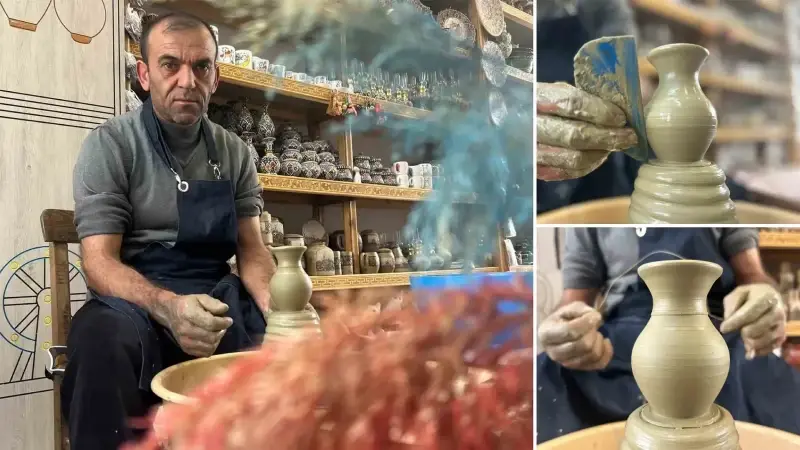 Plastik karşısında direnen meslek: Van'ın son çömlek ustası