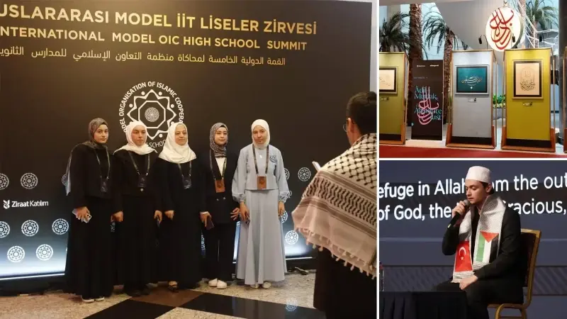"5. Uluslararası Model İslam İşbirliği Teşkilatı Liseler Zirvesi" İstanbul'da başladı.