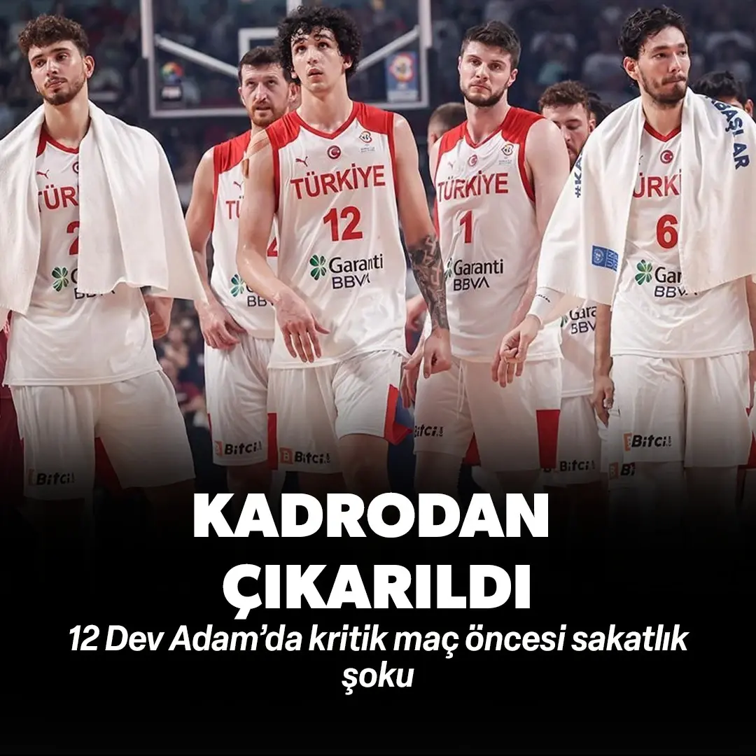 12 Dev Adam'da kritik maç öncesi sakatlık şoku! İsviçre yolculuğunda kadrodan çıkarılan o isim belli oldu