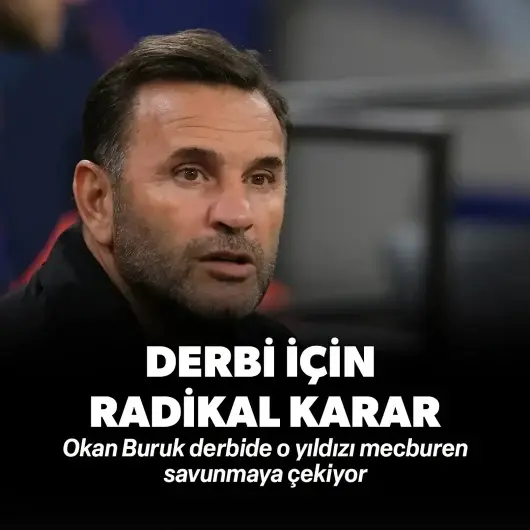 Galatasaray'da bek krizi radikal kararı getirdi! Okan Buruk, derbide o yıldızı mecburen savunmaya çekiyor