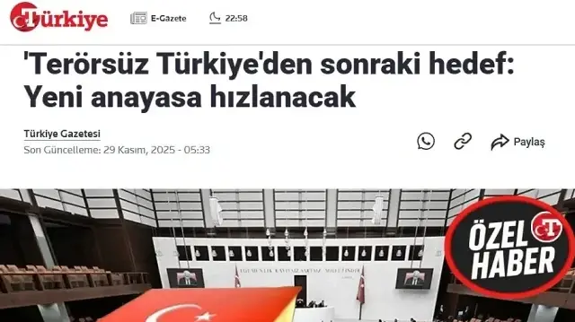  Газета Türkiye