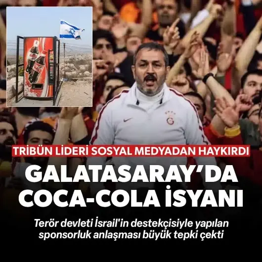 Galatasaray'da Coca-Cola isyanı: Bu firmayla adımız dahi anılmamalı