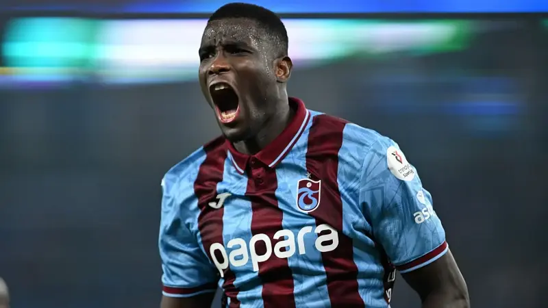 Paul Onuachu'nun gol sonrası yaşadığı sevinç.