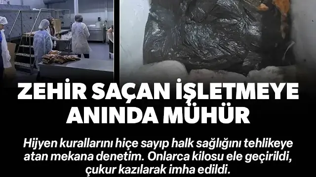 Halk sağlığı tehlikedeydi: Zehir saçan işletmeye anında mühür
