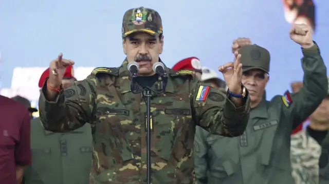 Maduro tours Caracas streets amid escalating tensions with United States