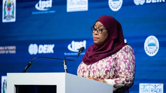 Tanzania's president sworn in amid protests and internet shutdown