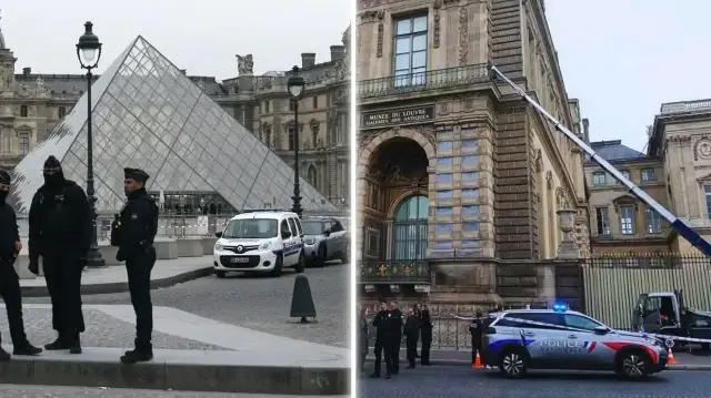 پیرس کا لوور میوزیم جہاں سے 10 کروڑ ڈالر سے زائد کے شاہی زیورات چوری ہوئے