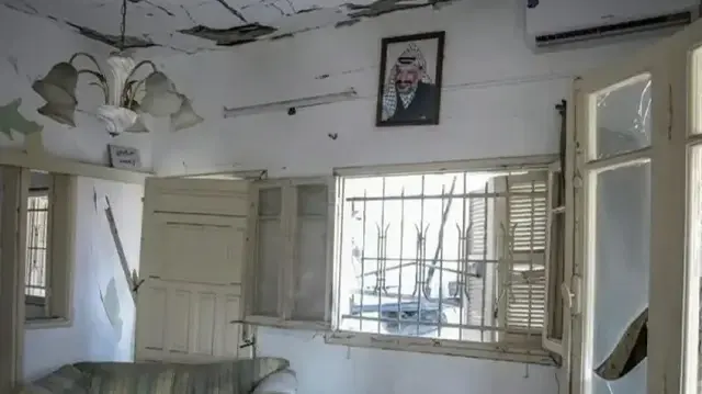 منزل "ياسر عرفات" بغزة.. من مركز ثقافي إلى مأوى نازحين 