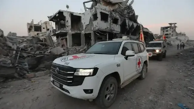 Hamas hands over remains of three Israeli hostages in Gaza