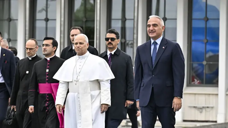 Ersoy: Papa 14. Leo, ülkemize gerçekleştirdiği resmi ziyaretini bugün tamamladı