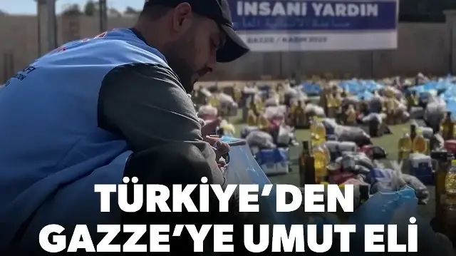 Türk yardım kuruluşlarından Gazze’ye gıda desteği
