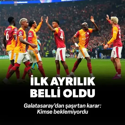 Galatasaray'da ilk yolcu belli oldu! Beklenmedik ayrılık