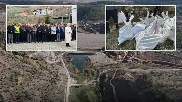 Baraj için 200 mezar taşındı: Gıyabi cenaze namazı kılındı, mevlid okutuldu     