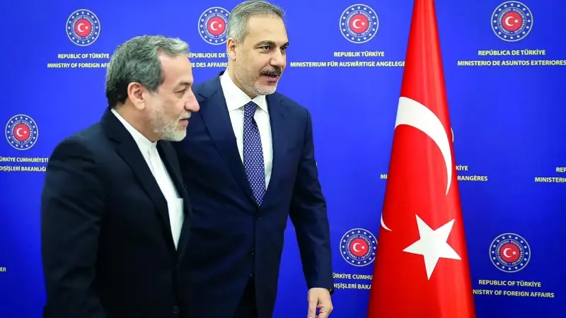 İran Dışişleri Bakanı Abbas Arakçi - Dışişleri Bakanı Hakan Fidan