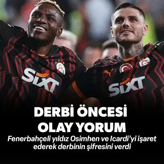 Fenerbahçeli yıldızdan derbi öncesi olay yorum: ‘Osimhen ve Icardi’yi durdurmak için tek yol…’