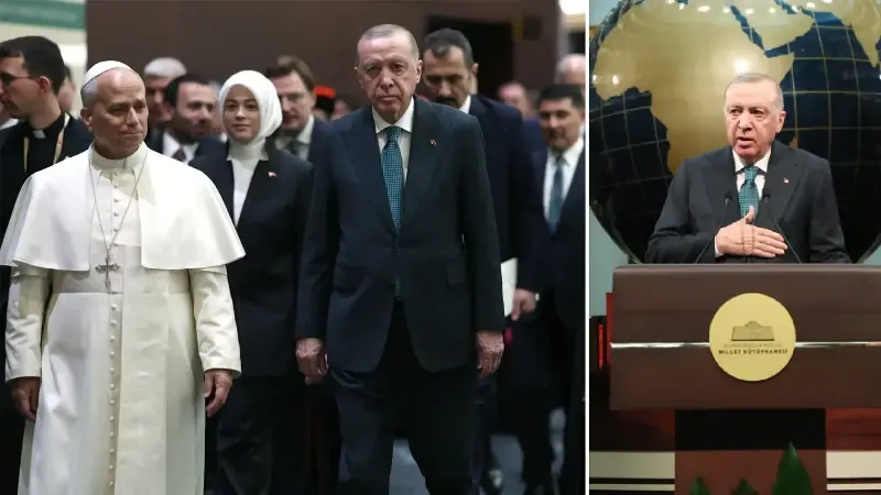 Papa XIV. Leo’nun Türkiye ziyaretine yönelik asılsız iddialar tek tek çürütüldü.