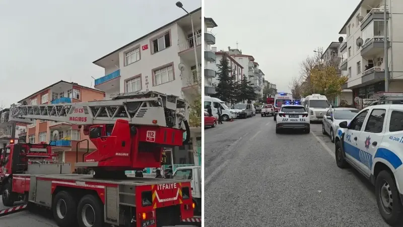 Yanan evden çıkarılan şahıs ambulansla hastaneye kaldırılırken, olayla ilgili soruşturma başlatıldı.