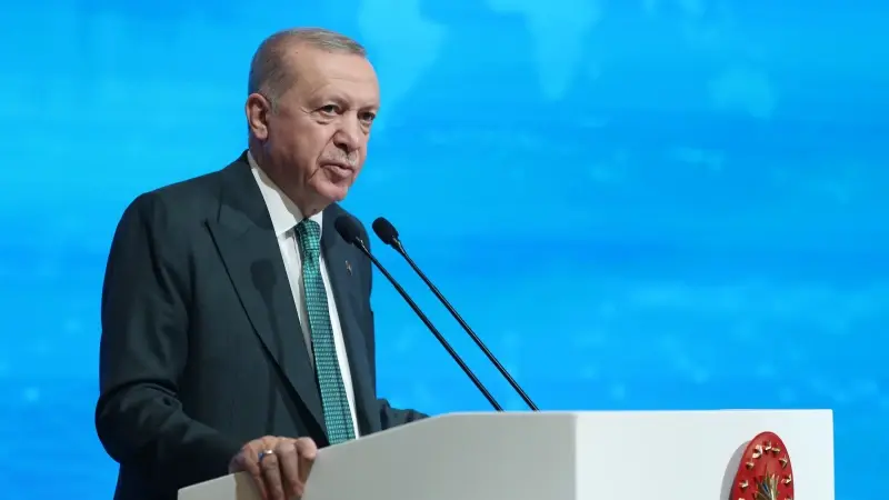Cumhurbaşkanı Recep Tayyip Erdoğan.