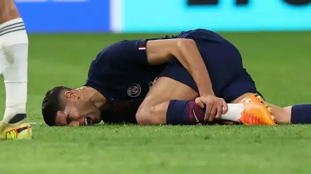  إصابة أشرف حكيمي تبعده عن الملاعب عدة أسابيع