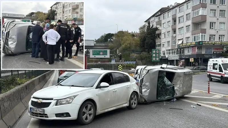 Kadıköy'de zincirleme kaza