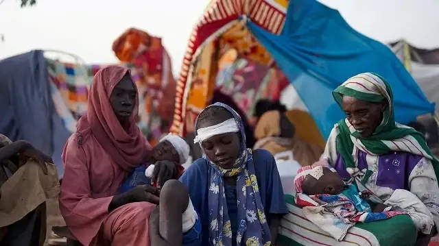 Суданские беженцы, покинувшие западные районы страны