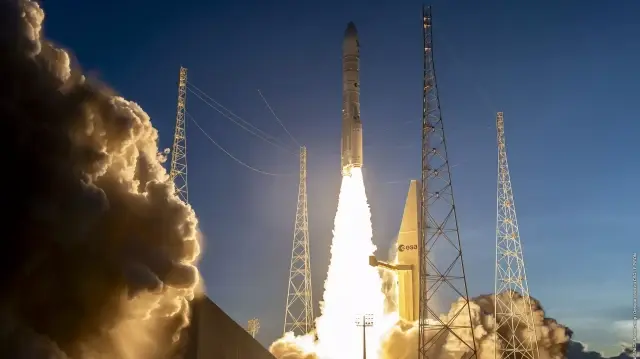 Ракета Ariane 6 со спутником Sentinel стартовала с космодрома Куру | Фото: Arianespace