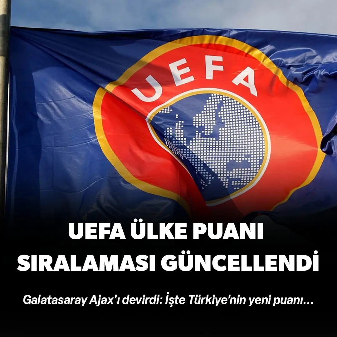 Galatasaray'ın Ajax'ı devirmesiyle UEFA Ülke Puanı güncellendi: İşte Türkiye’nin güncel son durumu…