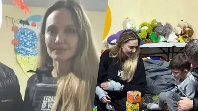 Анджелина Джоли совершила неожиданный визит в Херсон.