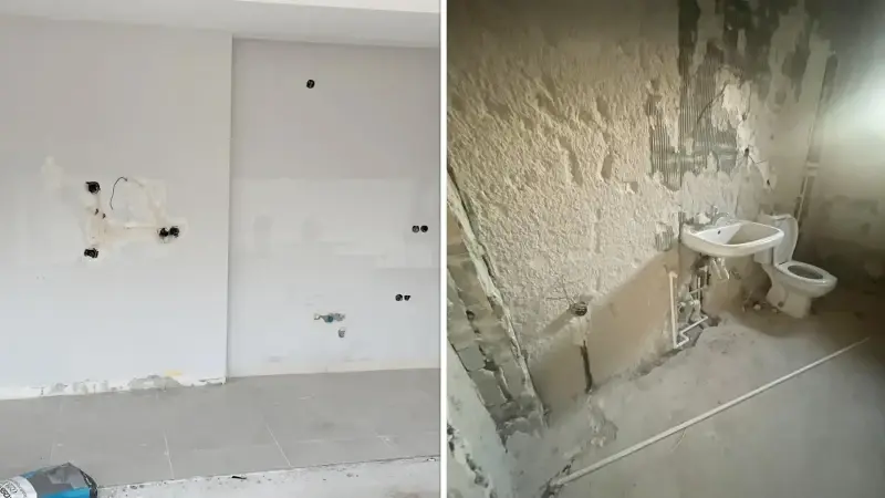 Kendini iç mimar olarak tanıtan A.D.'nin tadilat konusunda inandırıcılık kazanması için paylaştığı fotoğraflardan bazıları.