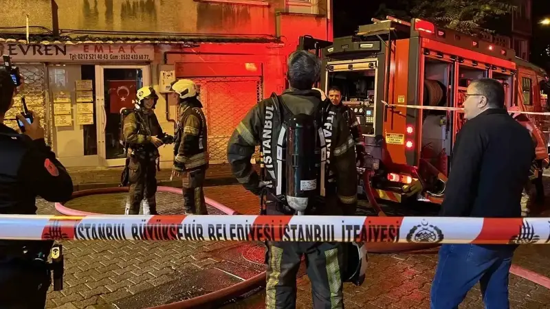 Yangınla ilgili inceleme başlatıldı.