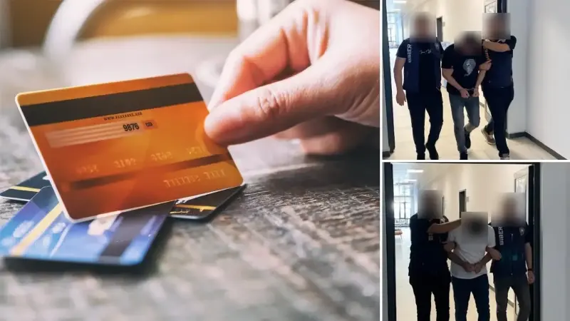 Kimlik bilgilerini çalarak sahte kredi kartı çıkarttılar: 2 tutuklama