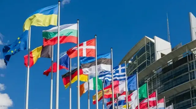 Здание Европарламента в Страсбурге