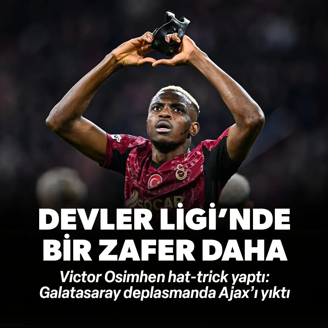 Devler Ligi'nde bir zafer daha: Ajax 0-3 Galatasaray | ÖZET