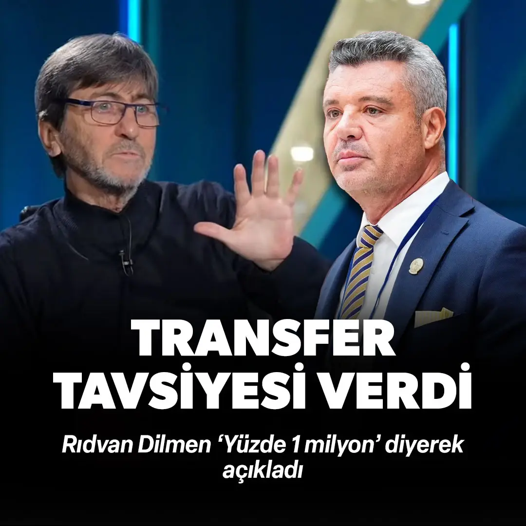 Rıdvan Dilmen'den Fenerbahçe'ye transfer tavsiyesi! "Yüzde 1 milyon" diyerek açıkladı